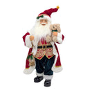 Bulk 2 Xmas Red Velvet Santa Claus 60cm