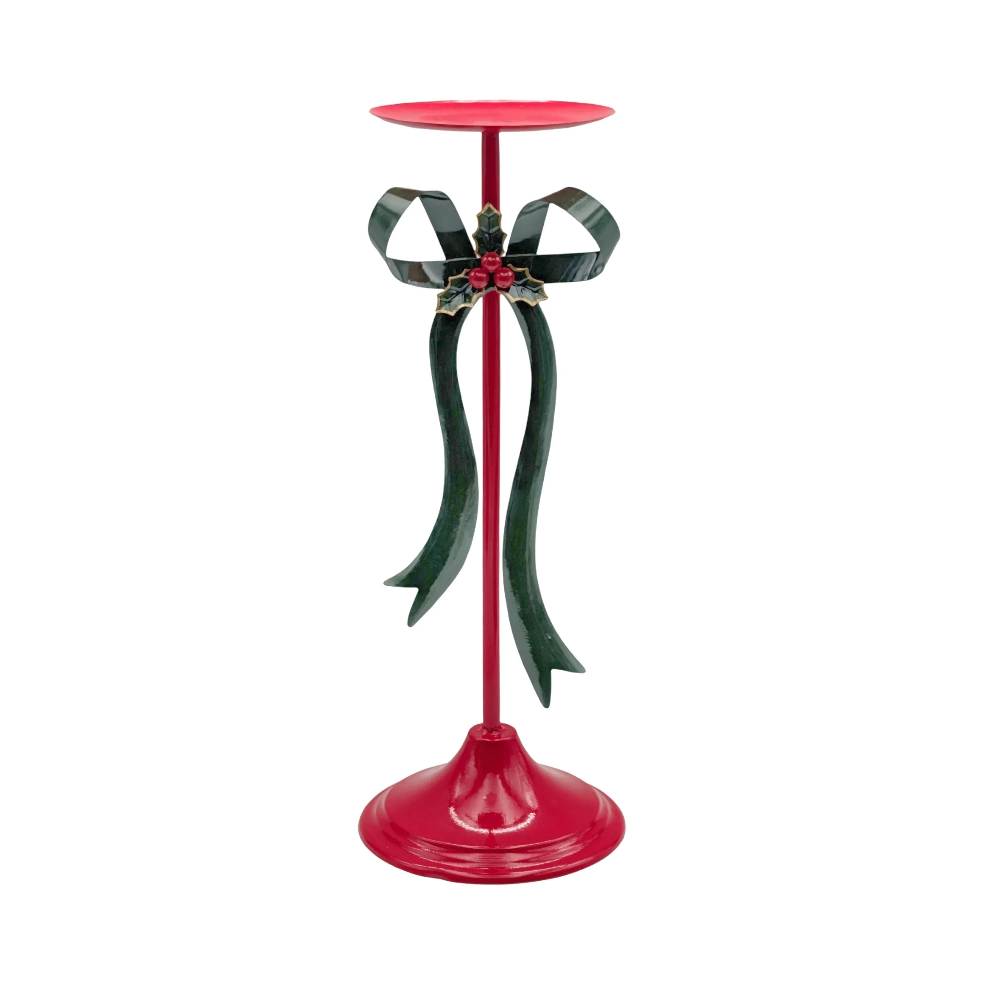 Bulk 4 Metal Bow Candle Holder 14.3x14.3x39.5cm
