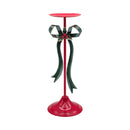 Bulk 4 Metal Bow Candle Holder 14.3x14.3x39.5cm
