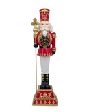 King Of Clubs Nutcracker Mgo 23x23x87cm