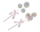 Bulk 24 Xmas Candycane Donut Pick 13x49cm 17x47cm 2 Asst
