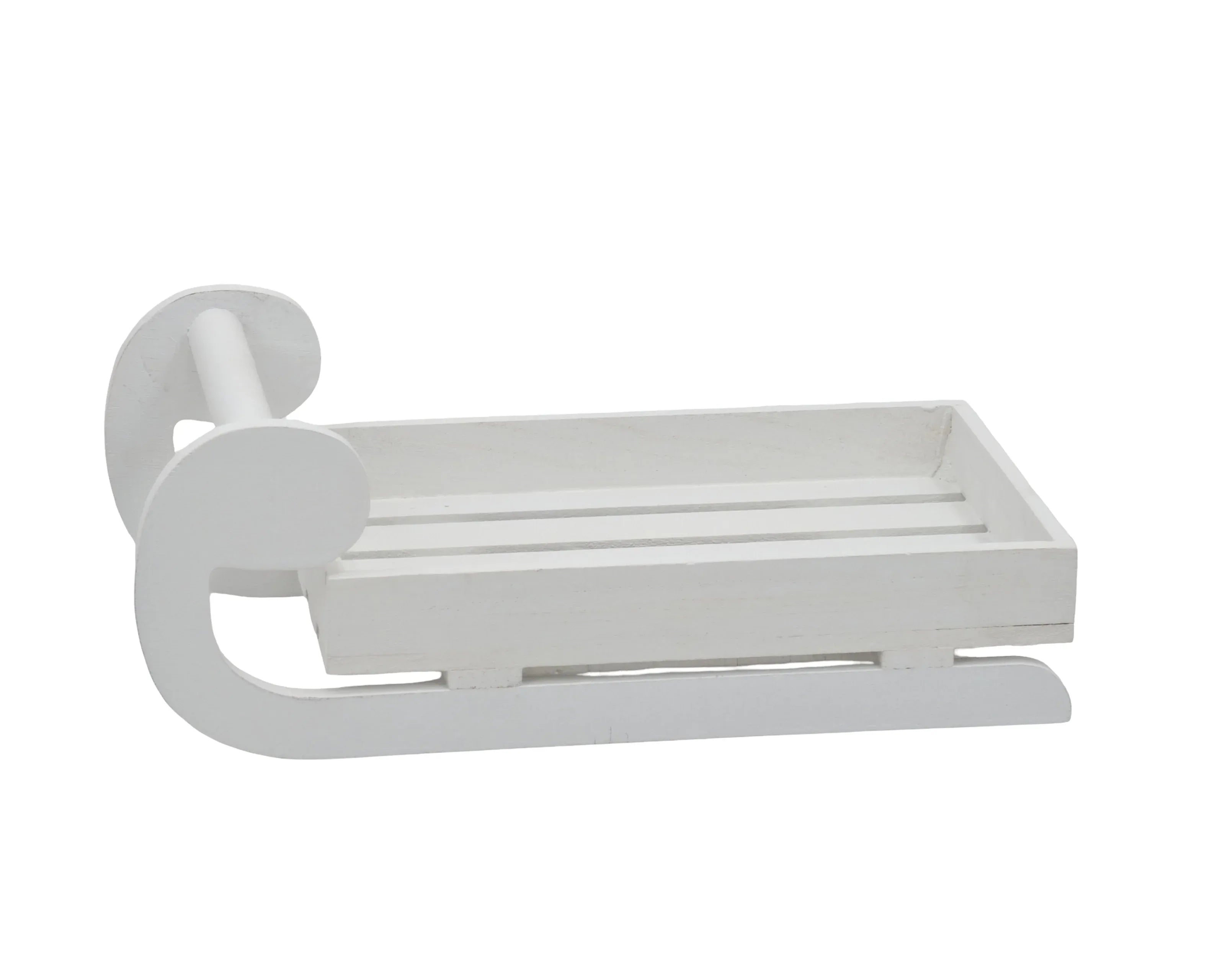 Bulk 12 Xmas Wooden Sleigh Tray Med 35x17x13cm