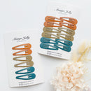 Essential Snap Hair clips - Natural - 12 Pieces