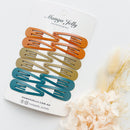 Essential Snap Hair clips - Natural - 12 Pieces
