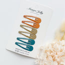 Essential Snap Hair clips - Natural - 12 Pieces