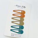 Essential Snap Hair clips - Natural - 12 Pieces