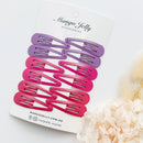 Essential Snap Hair clips - Rosie - 6 Pieces