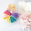 MANGO JELLY Kids Hair Ties (3cm) - Lace Candy -Twin Pack
