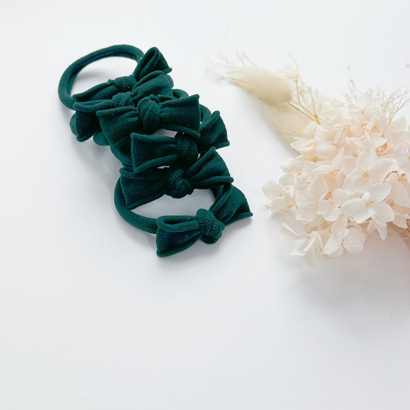 Handmade Simple Bows - School colours - Sky Blue - 1 pairs