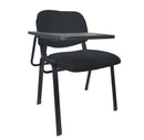 NNECN Lecture Chairs with Tablet Arm - Black, Set of 6