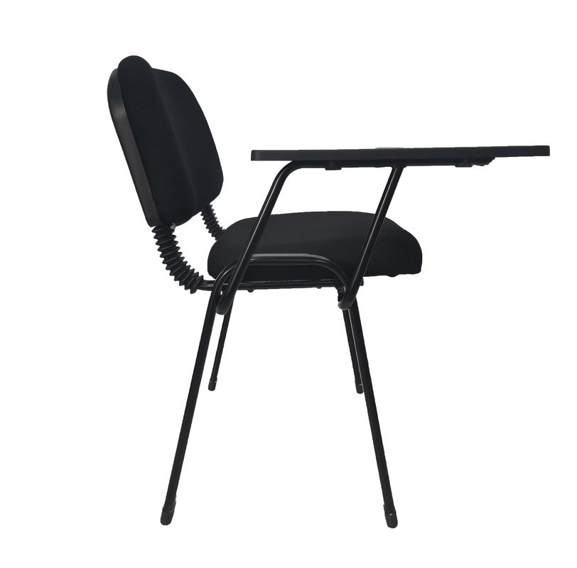 NNECN Lecture Chairs with Tablet Arm - Black, Set of 6