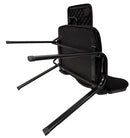 NNECN Lecture Chairs with Tablet Arm - Black, Set of 6