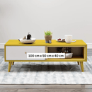 NNECN Modern TV Stand Side table & Coffee Table package for Living Room