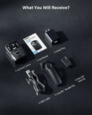 1080P Body Camera with 13-Hour Recording 64GB Black