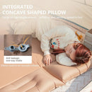 Inflatable Camping Sleeping Mat with Pillow