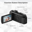 Digital HD Camera with Rotating Screen