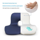 L-Shaped Memory Foam Seat Cushion Ergonomic Hip Lumbar Support