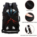 50L Hiking Backpack with Shoe Compartment
