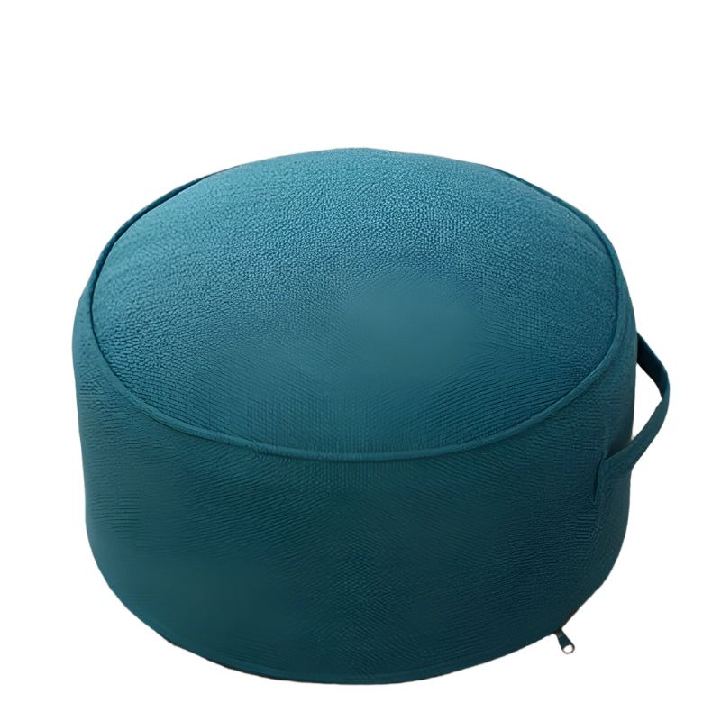Thicken Linen Round Pouf Ottoman