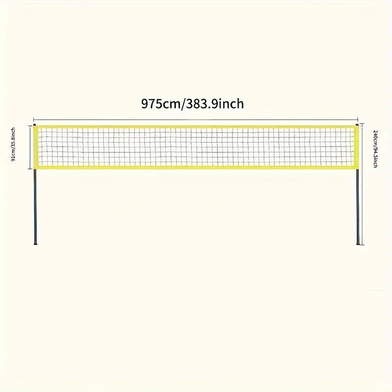 Volleyball Set Outdoor PVC Net with Accessories