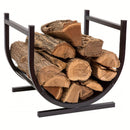 U-Shaped Metal Firewood Rack Stand
