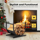 U-Shaped Metal Firewood Rack Stand