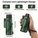 HD Monocular Telescope with Phone Holder and Tripod