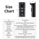 6400mAh USB Rechargeable Bike Light Black