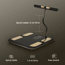 Smart Bioimpedance Scale with Hand Black