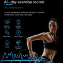 Fitness Bracelet Heart Blood Body Monitoring Black
