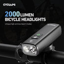 Multi-Function Bike Front Light Black