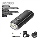 Multi-Function Bike Front Light Black
