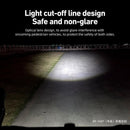 500 Lumen USB-C Rechargeable Bike Light Black