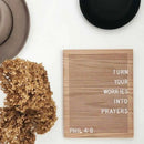 Natural Wood Letter Board