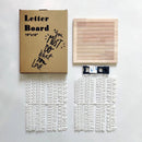 Natural Wood Letter Board