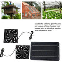 Solar-Powered Electric Ventilator - 10W/12V Dual Fan Pack