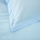 100% cotton Premium Doona Duvet Quilt Cover Set with Soft Pillowcases - Aqua-King