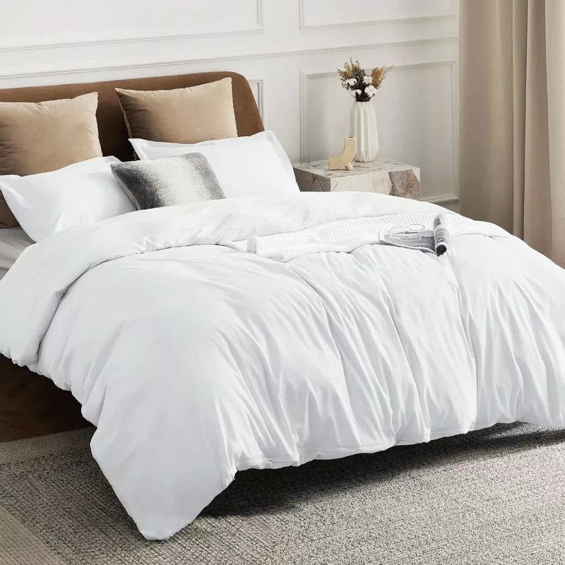 Serene Tones Pastel Duvet Cover Set - Quick-Dry Fabric-King