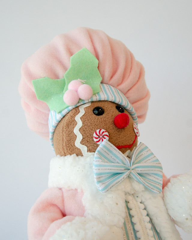 LUXURY CHRISTMAS GINGERBREAD TABLE DECORATION 38CM