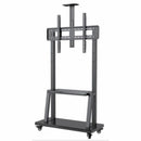 32" -100" Heavy Duty Floor TV Stand TV Cart Trolley Height Adjustable Mount Bracket