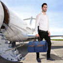 Black 45L Garment Duffel Bag - Men's Travel Suit Bag - Carry On Weekender