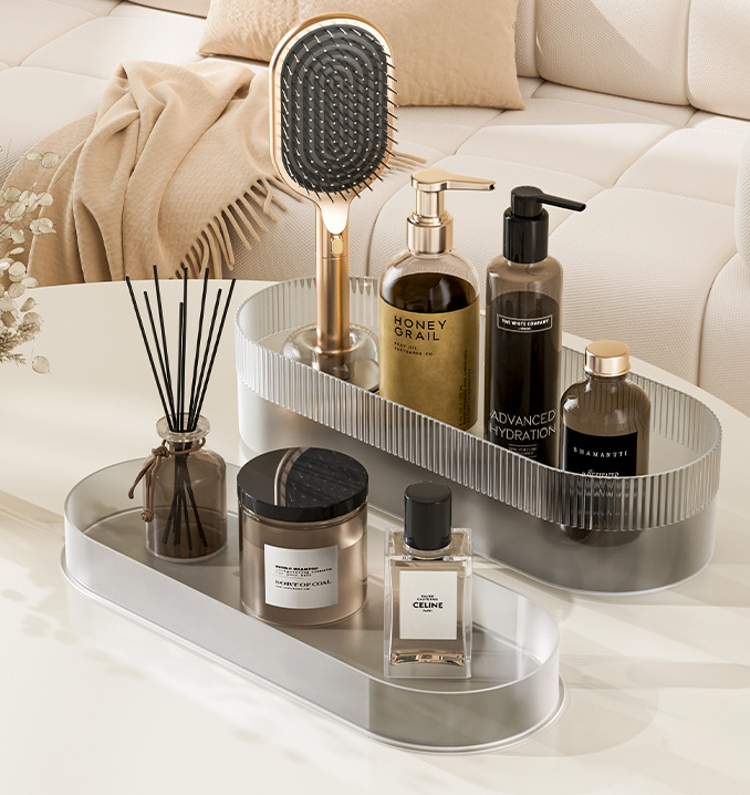 Gold Premium Self-Cleaning Hair Brush Set with Stand - Anti-Static Detangling & Scalp Massage Paddle Brush
