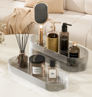 Gold Premium Self-Cleaning Hair Brush Set with Stand - Anti-Static Detangling & Scalp Massage Paddle Brush