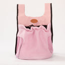 L Pink Hands-Free Pet Carrier Backpack for Small Dogs & Cats - Breathable Chest Pack for Outdoor Travel & Hiking