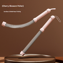 Pink Heavy Cordless Battle Rope - Portable Weighted Fitness Rope for Home Gym Strength & Cardio Training