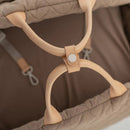 Luxury Quilted 2-in-1 Pet Travel Carrier & Car Booster Seat for Small Dogs(beige)