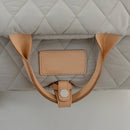 Luxury Quilted 2-in-1 Pet Travel Carrier & Car Booster Seat for Small Dogs(beige)