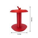 Apple-Shaped Adjustable Tissue Roll Holder - Fun & Practical Desktop Paper Towel Stand(red)