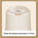 Multi-Purpose Anti-Spill Cup Holder with Suction Base & Detachable Phone Stand(white)