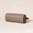 Genuine Leather Boston Bag - Mini Barrel Crossbody & Top Handle Purse(black)